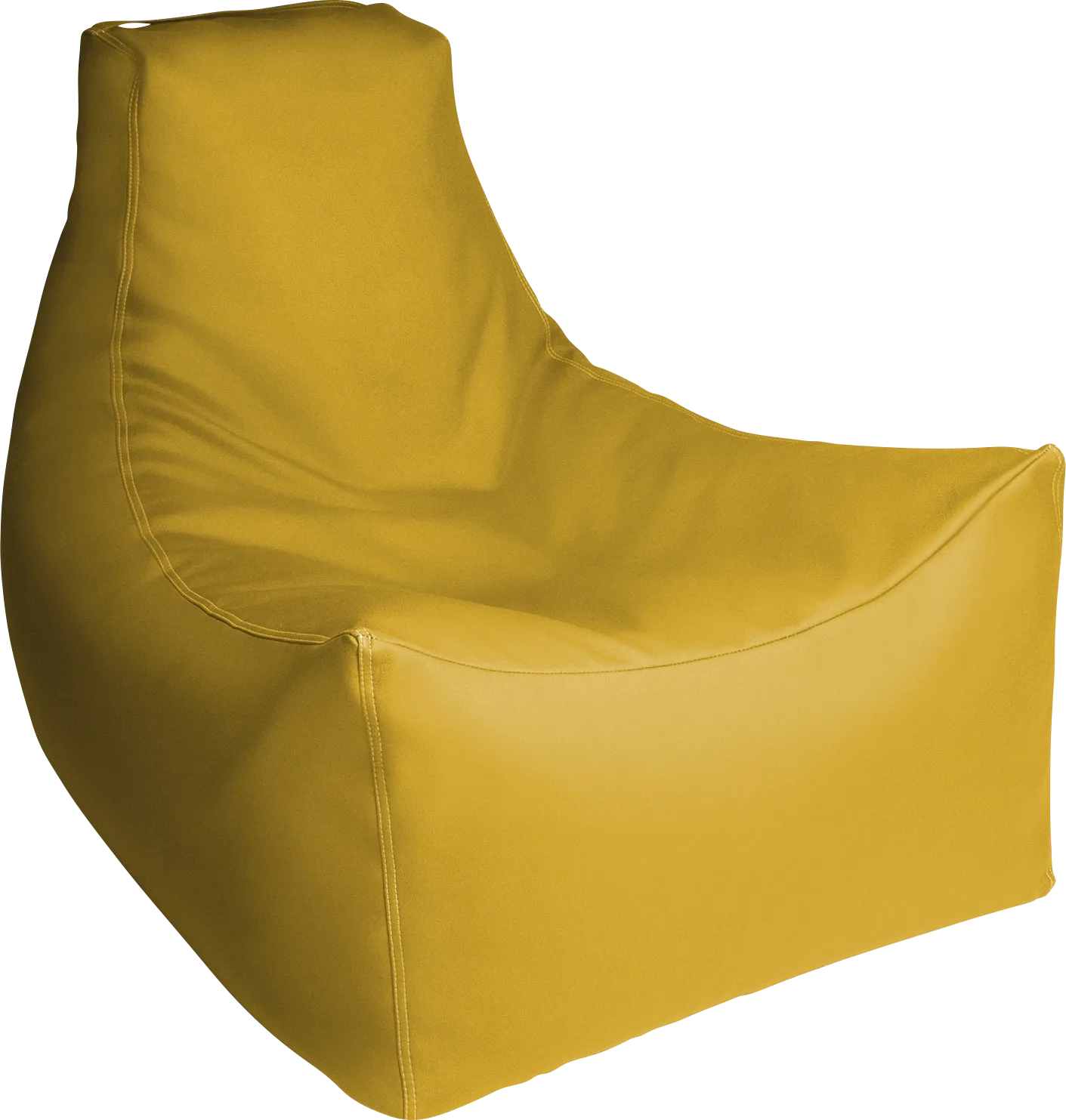 Kids Wilfy Yellow Large Bean Bag Chair - Image 1
