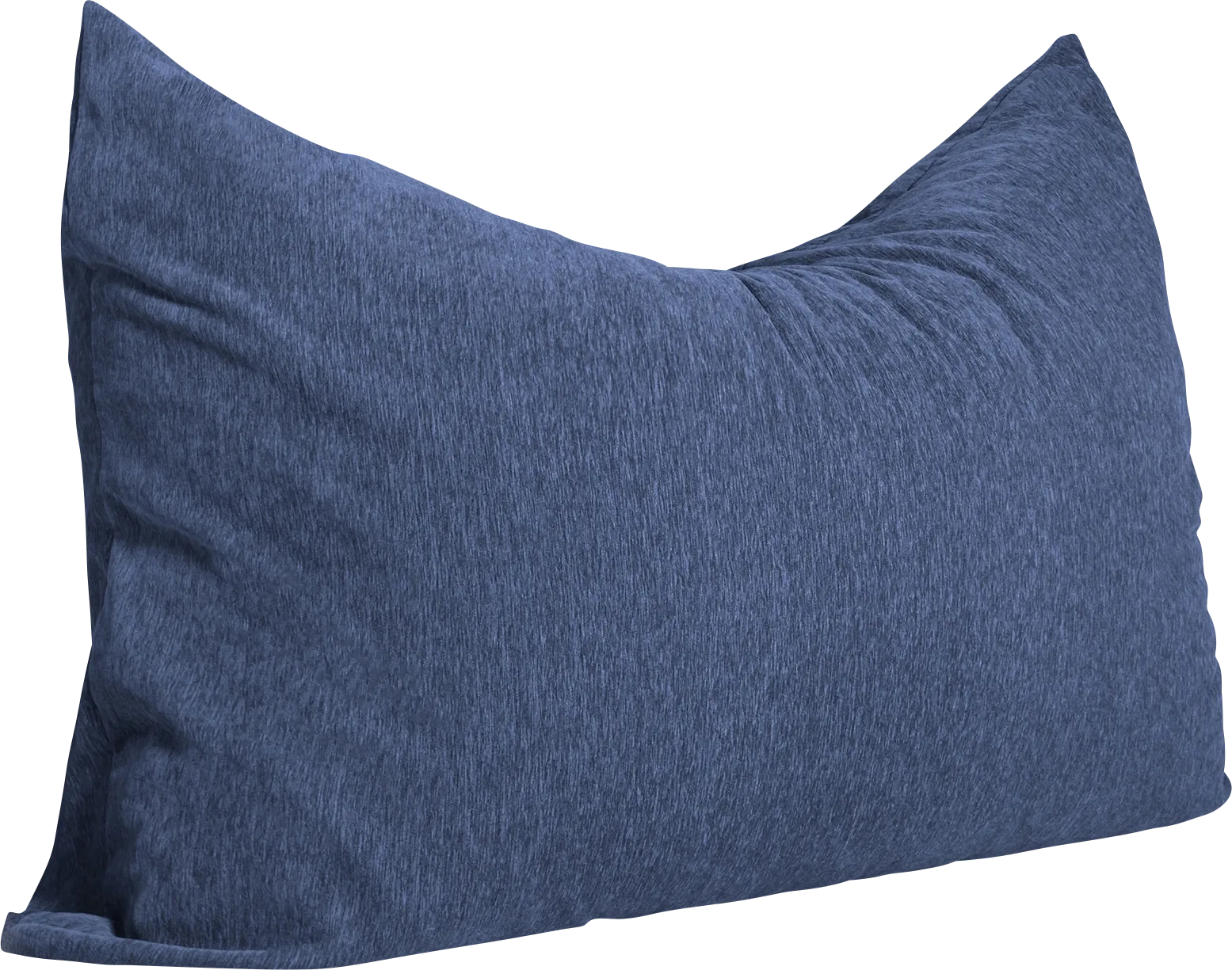 Kids Kimmy Navy Large Bean Bag Chair and Floor Pillow - Image 1