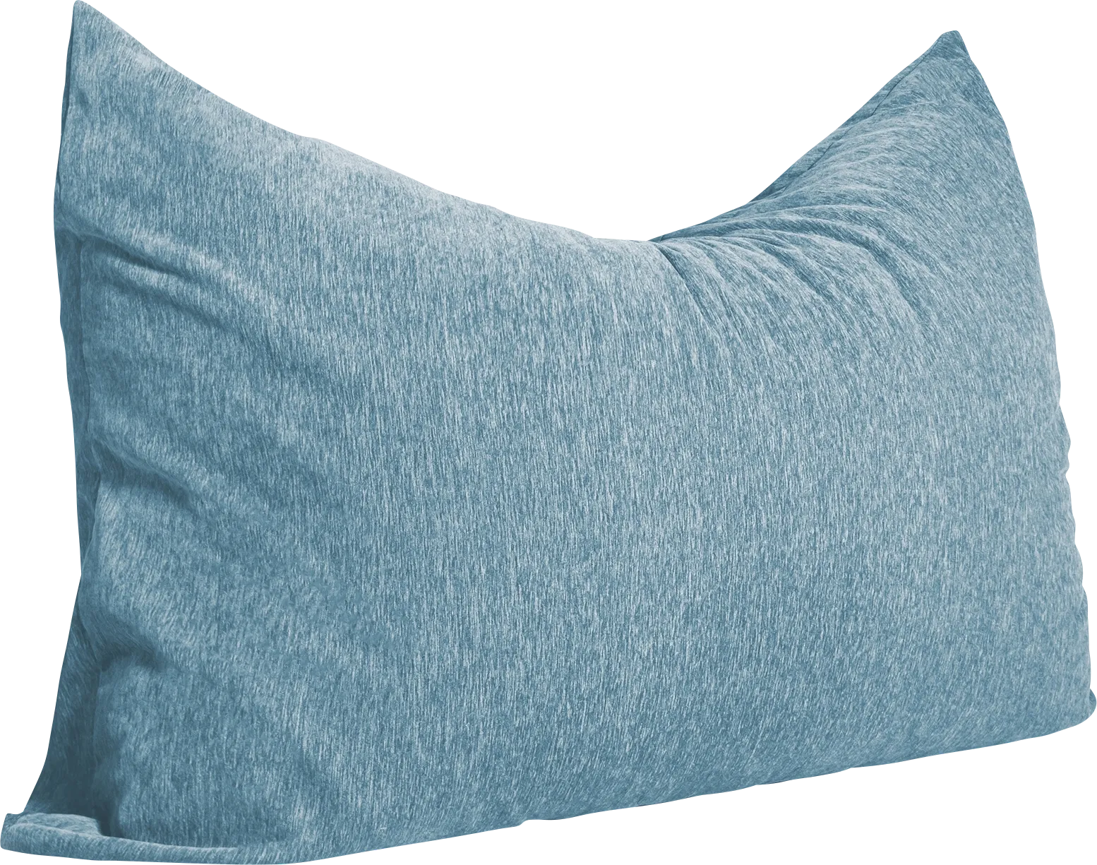 Kids Kimmy Blue Large Bean Bag Chair and Floor Pillow - Image 1