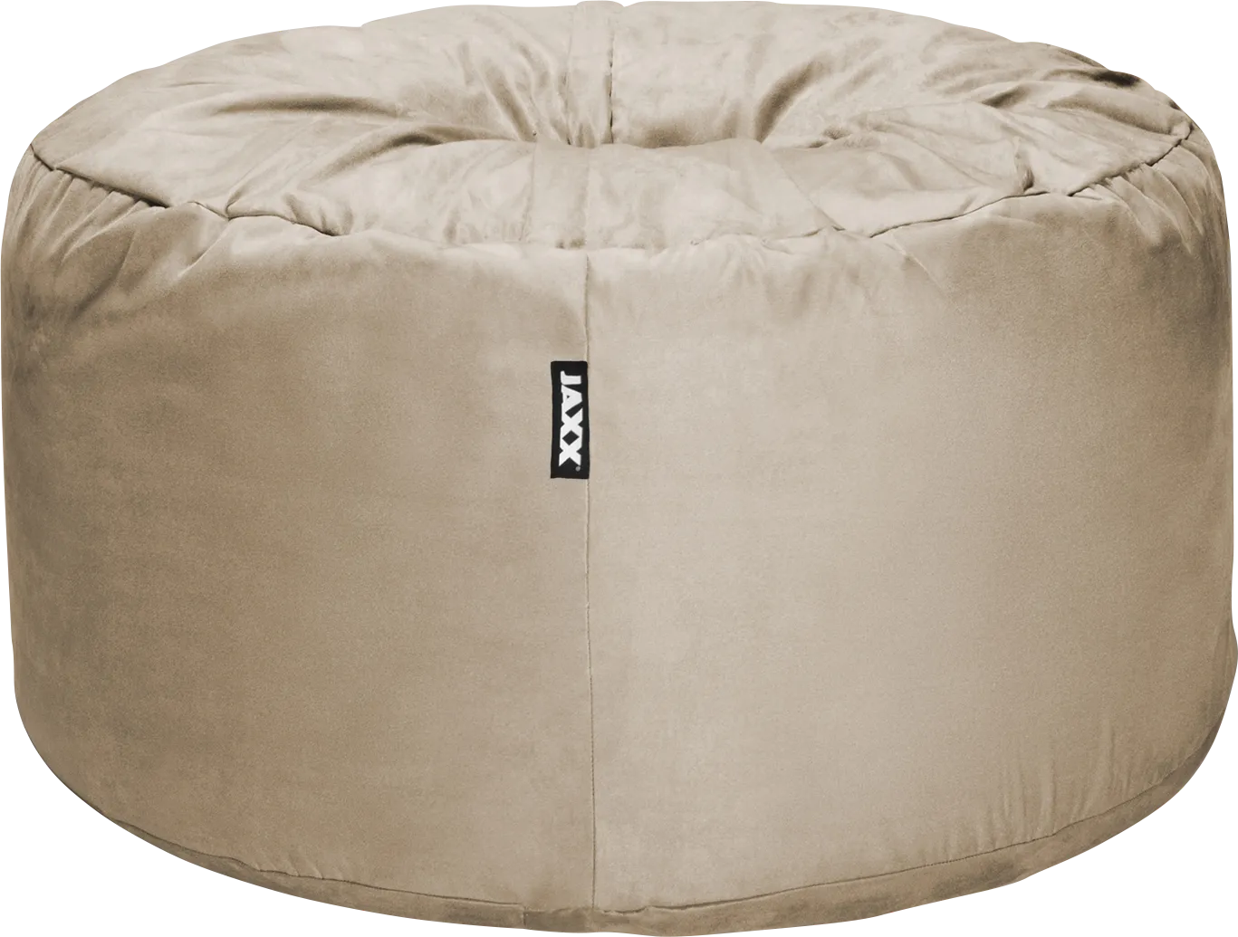 Kids Marshmellow Tan Bean Bag Chair - Image 1