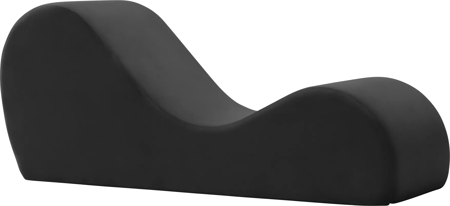 Kids Asanna Black Lounge Chair - Image 1