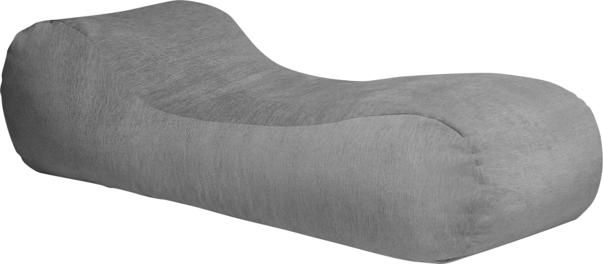 Kids Comfy Lush Gray Bean Bag Chair