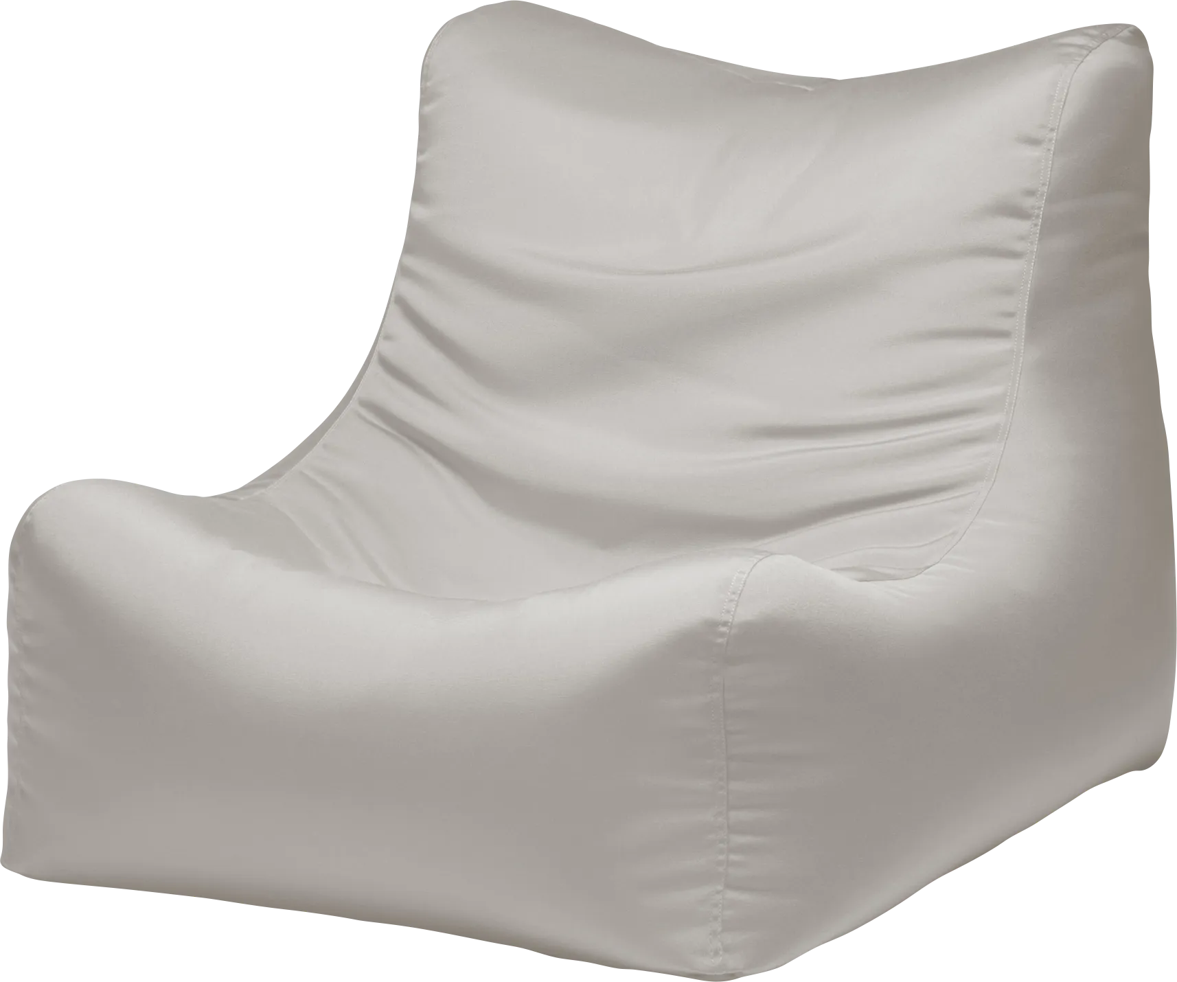 Kids Chatty Garden White Indoor/Outdoor Bean Bag Chair - Image 1