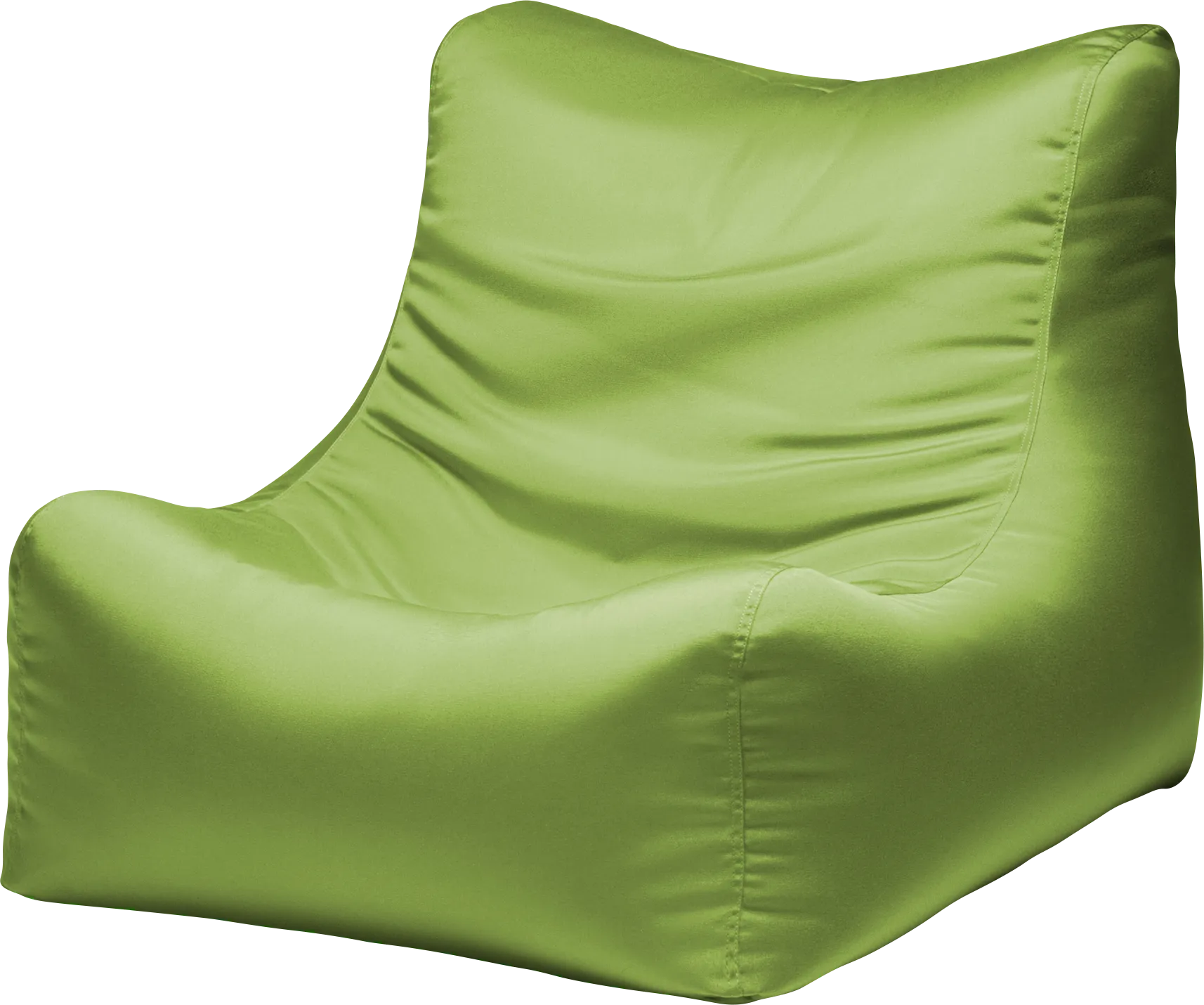 Kids Chatty Garden Green Indoor/Outdoor Bean Bag Chair - Image 1