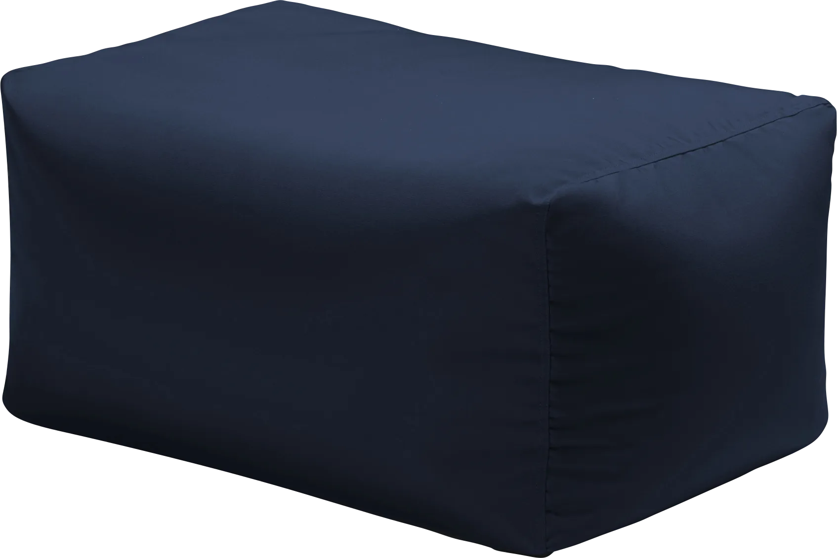 Kids Chatty Garden Navy Indoor/Outdoor Ottoman - Thumbnail - Image 1