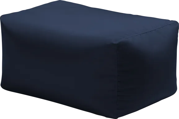 Kids Chatty Garden Navy Indoor/Outdoor Ottoman