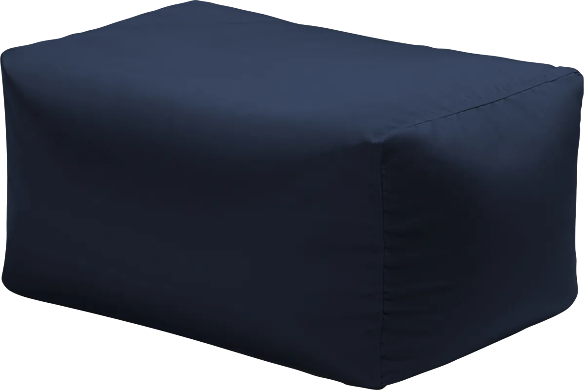 Kids Chatty Garden Navy Indoor/Outdoor Ottoman