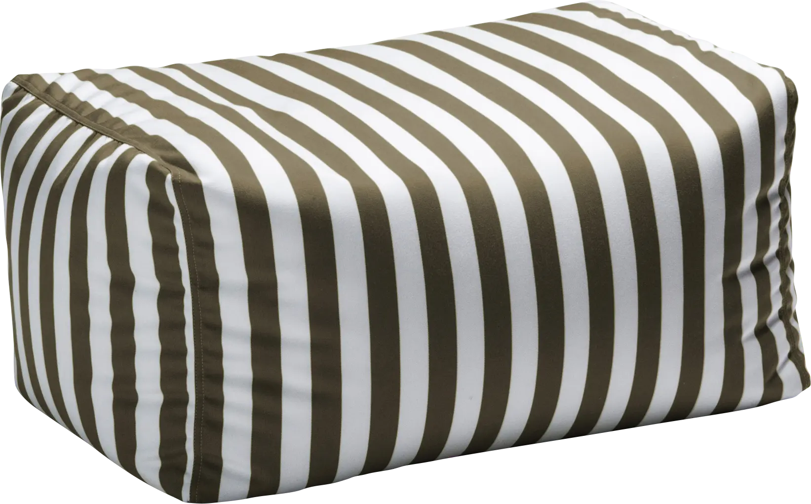 Kids Chatty Garden Taupe/White Indoor/Outdoor Ottoman