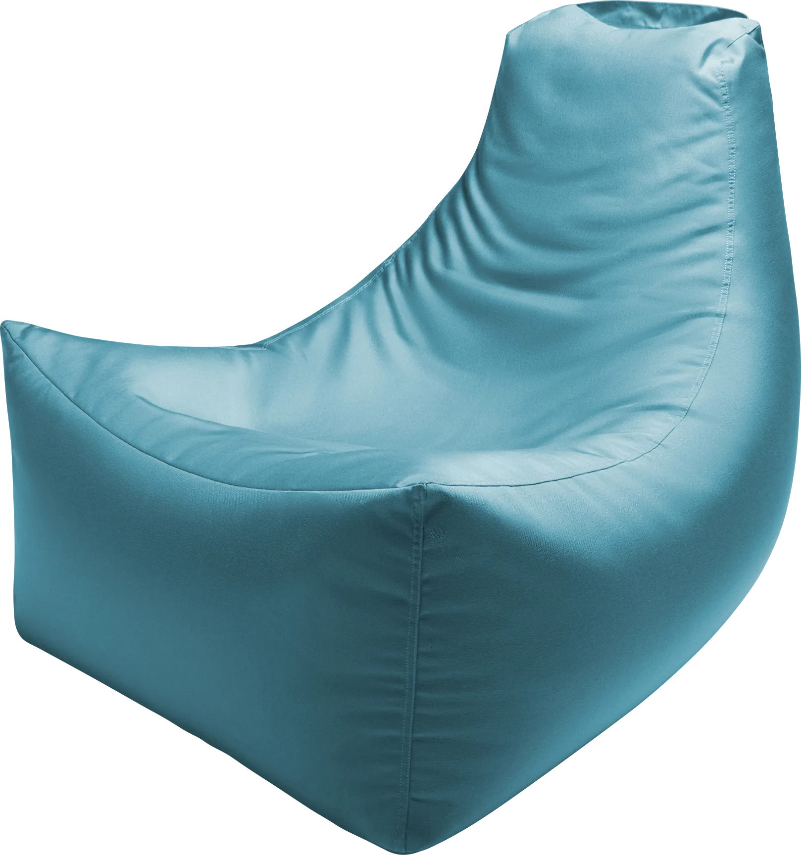 Kids Summerly Blue Indoor/Outdoor Bean Bag Chair - Thumbnail - Image 1