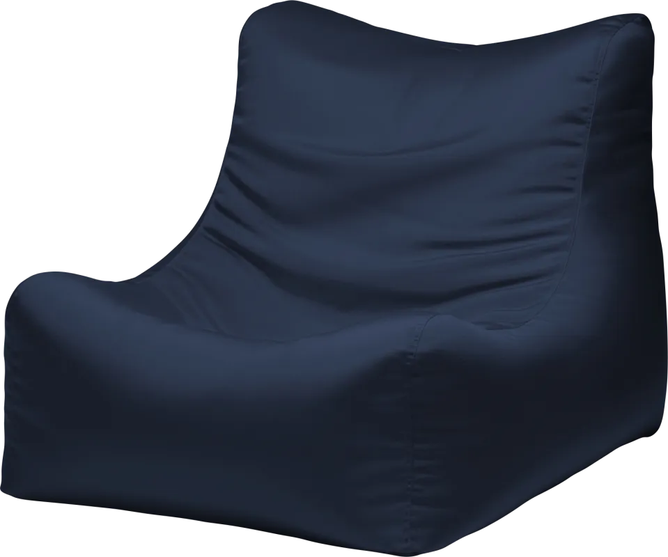 Kids Chatty Garden Navy Indoor/Outdoor Bean Bag Chair