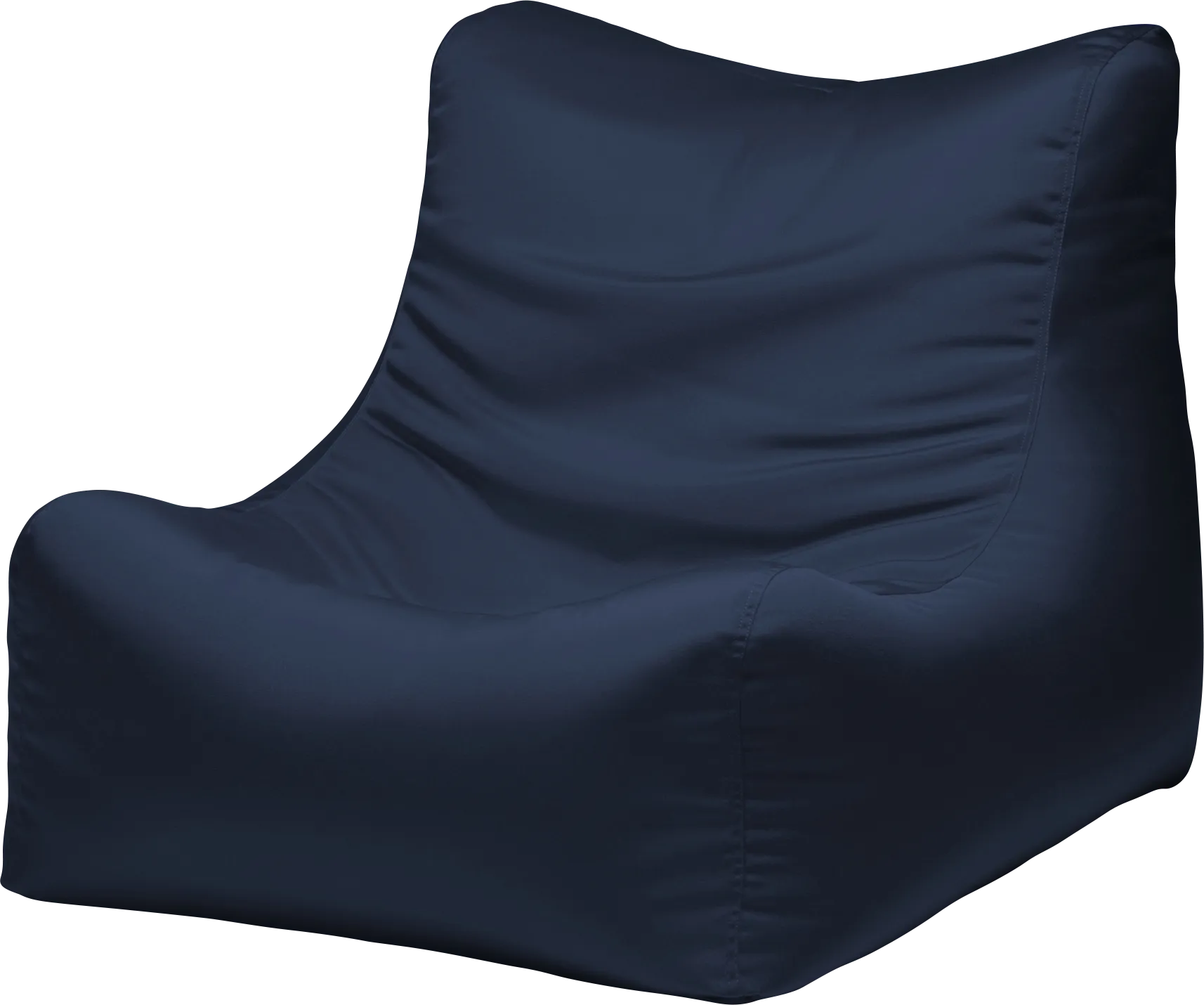 Kids Chatty Garden Navy Indoor/Outdoor Bean Bag Chair - Image 1