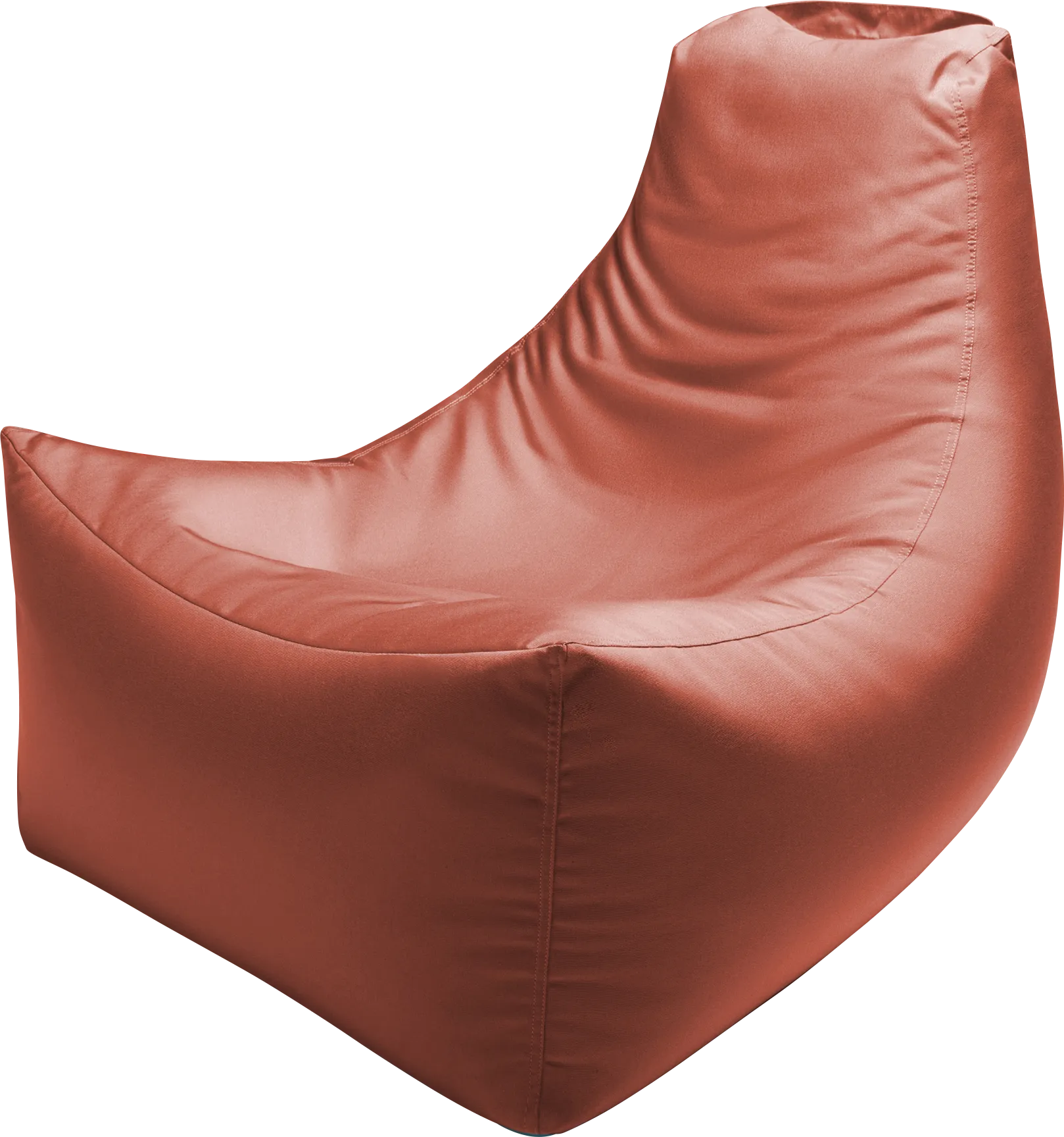 Kids Summerly Orange Indoor/Outdoor Bean Bag Chair - Thumbnail - Image 1