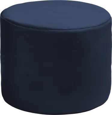 Kids Poppilly Navy Indoor/Outdoor Ottoman