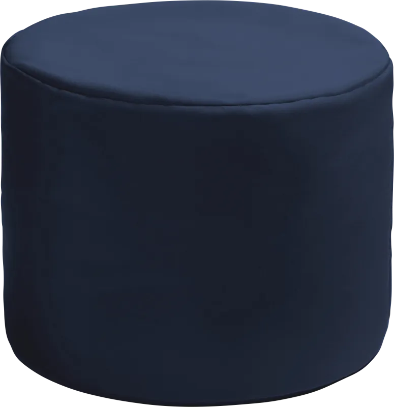 Kids Poppilly Navy Indoor/Outdoor Ottoman
