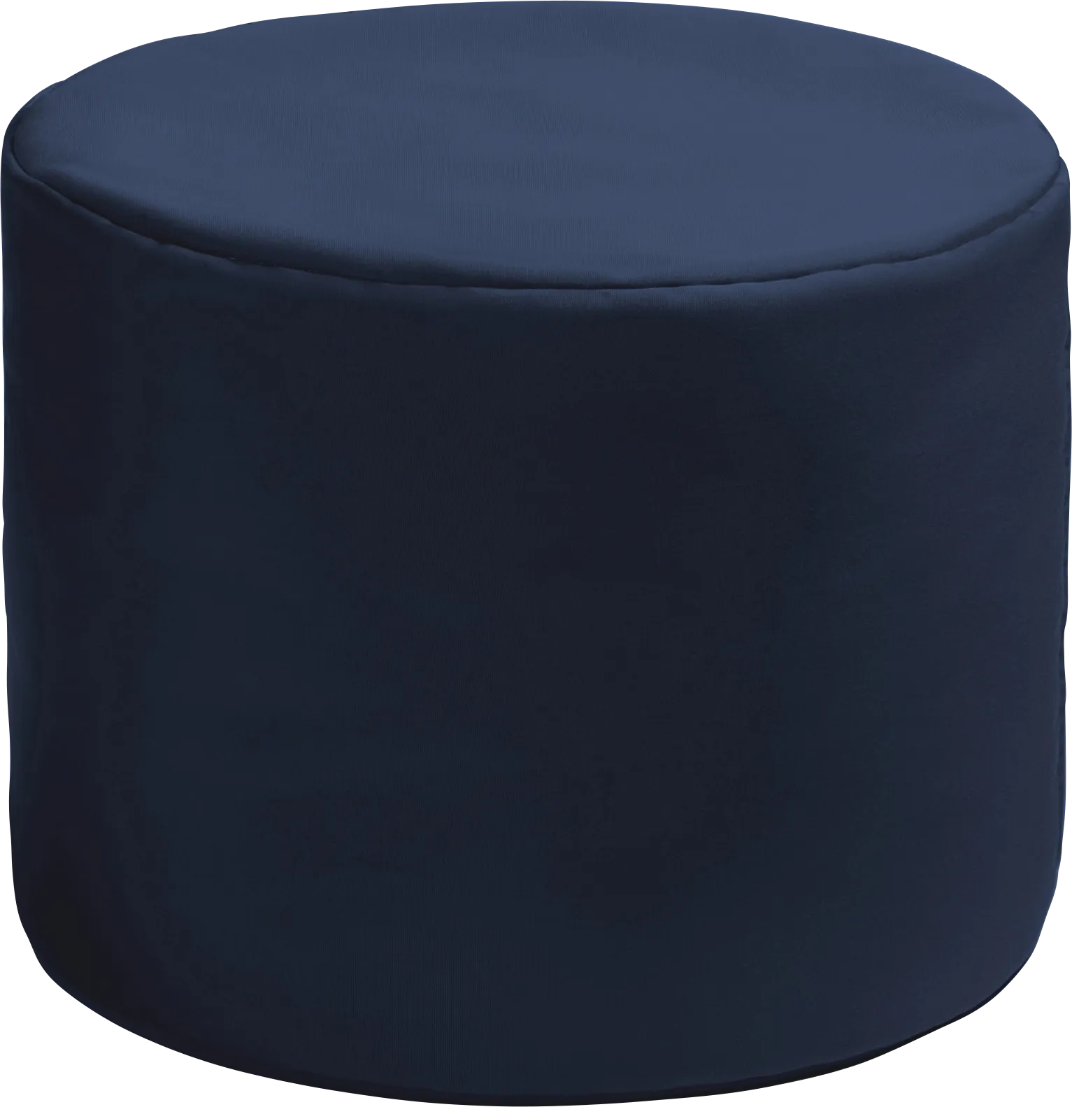 Kids Poppilly Navy Indoor/Outdoor Ottoman - Image 1