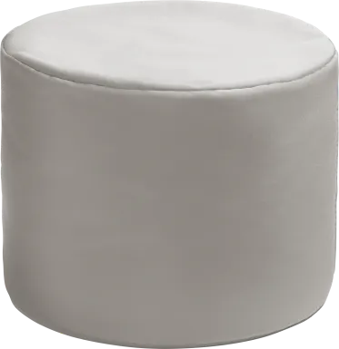 Kids Poppilly White Indoor/Outdoor Ottoman