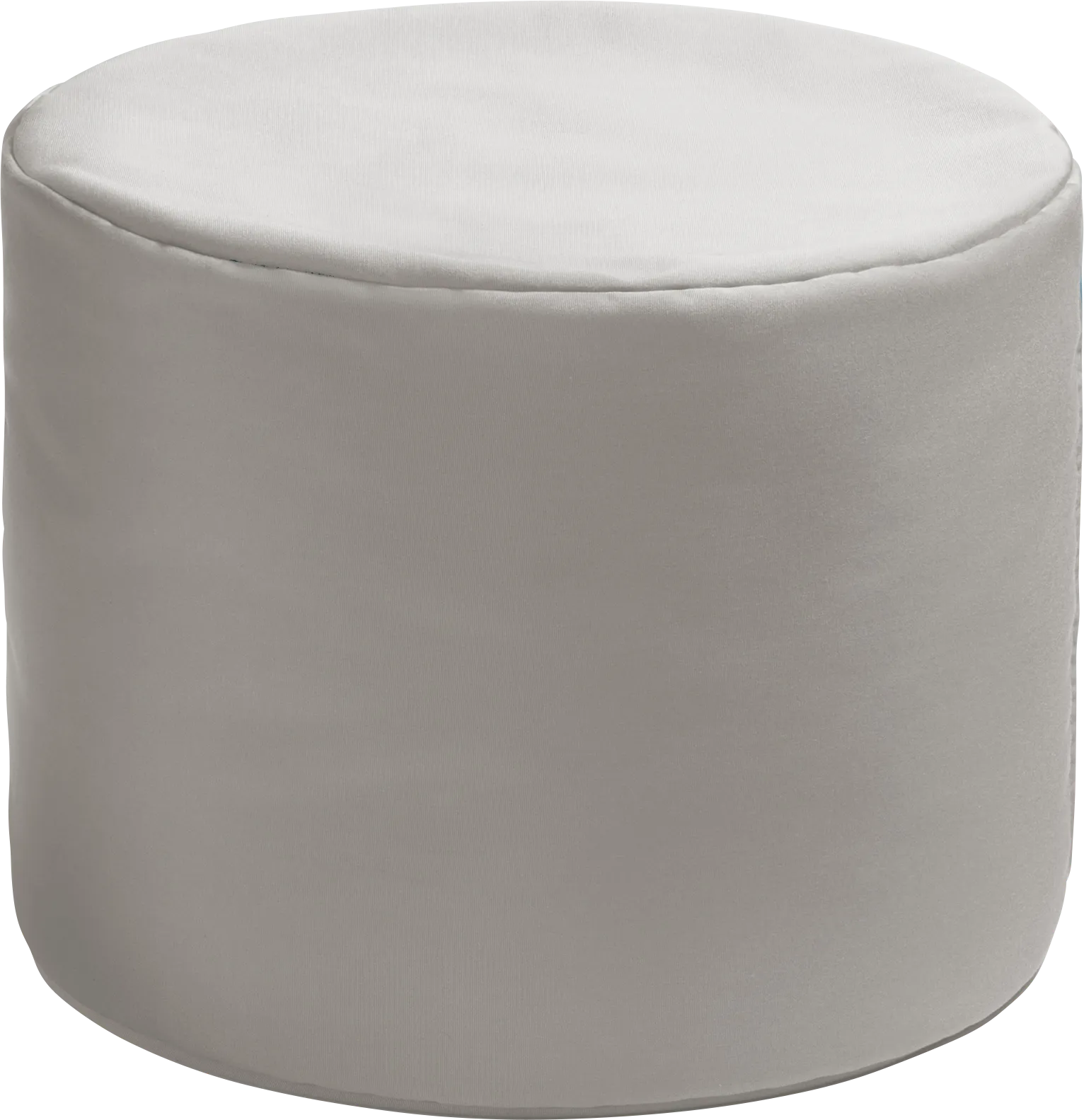 Kids Poppilly White Indoor/Outdoor Ottoman - Image 1