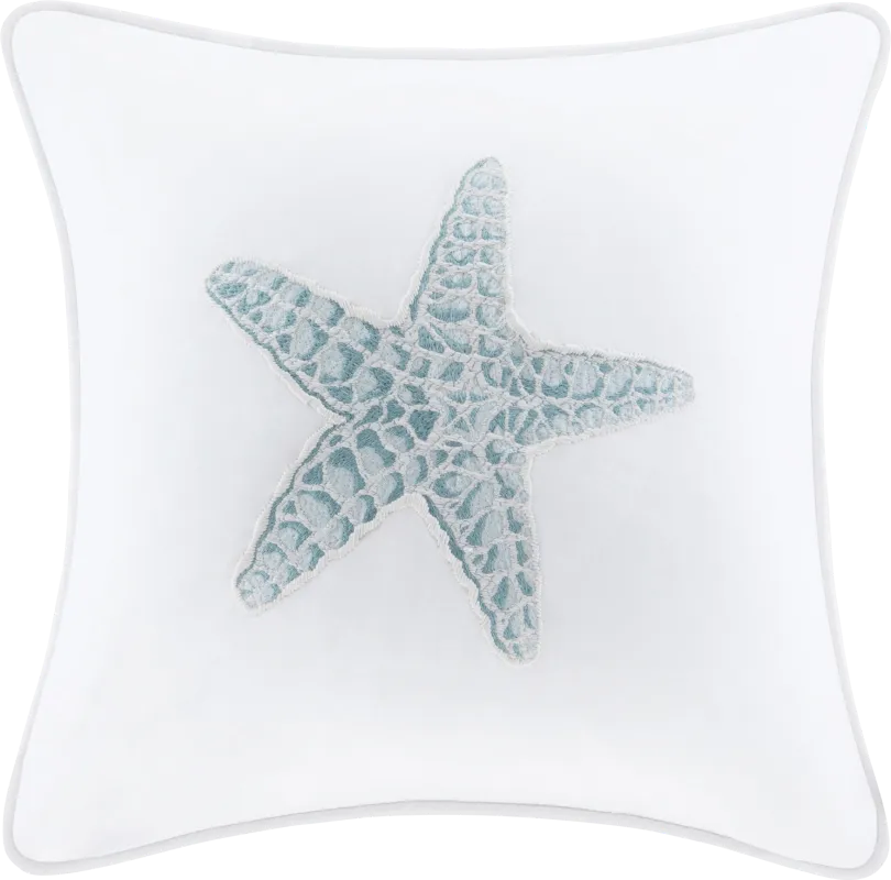 Eisley White Accent Pillow