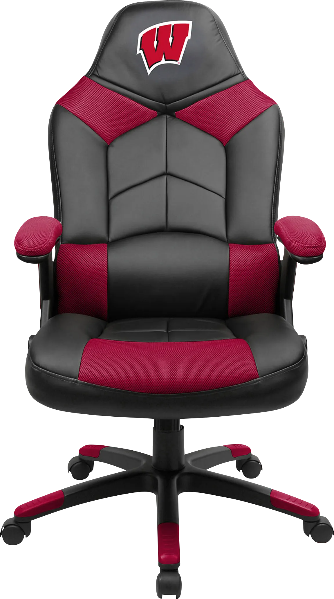 Big Team NCAA University of Wisconsin Red Oversized Gaming Chair - Thumbnail - Image 1