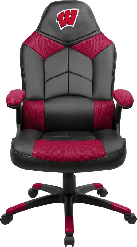 Big Team NCAA University of Wisconsin Red Oversized Gaming Chair