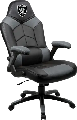 Big Team NFL Las Vegas Raiders Gray Oversized Gaming Chair