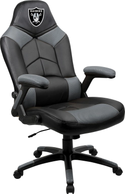Big Team NFL Las Vegas Raiders Gray Oversized Gaming Chair