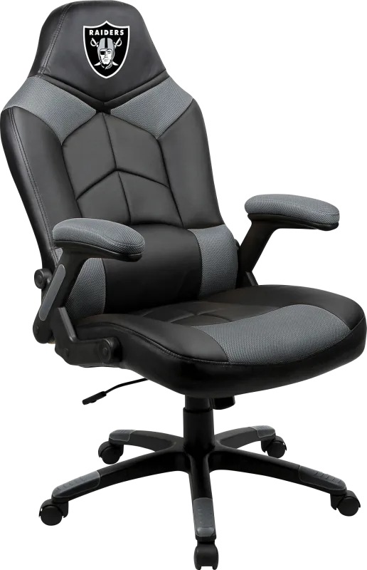 Big Team NFL Las Vegas Raiders Gray Oversized Gaming Chair