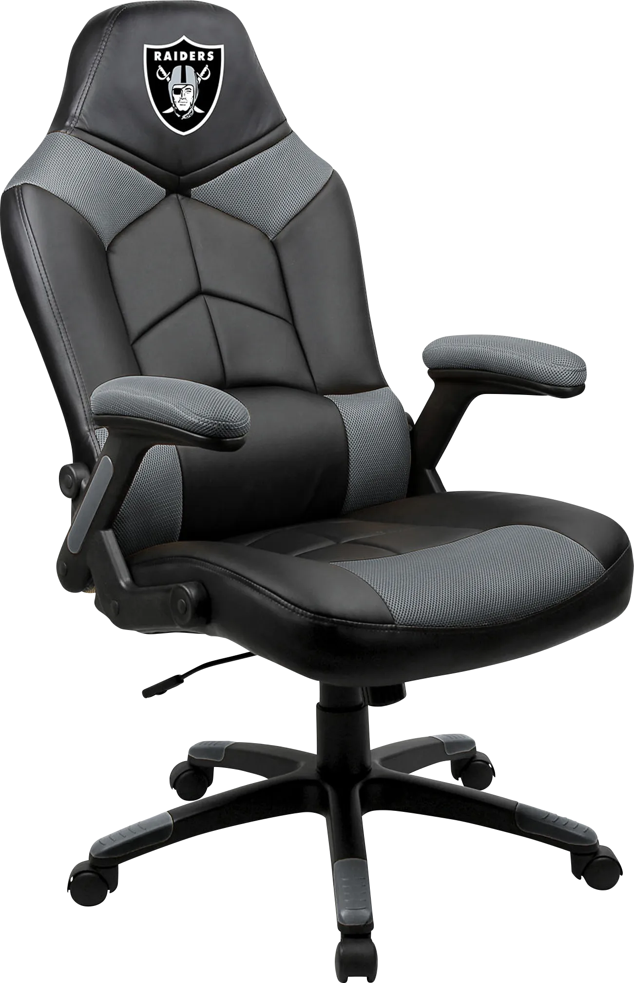 Big Team NFL Las Vegas Raiders Gray Oversized Gaming Chair - Image 1