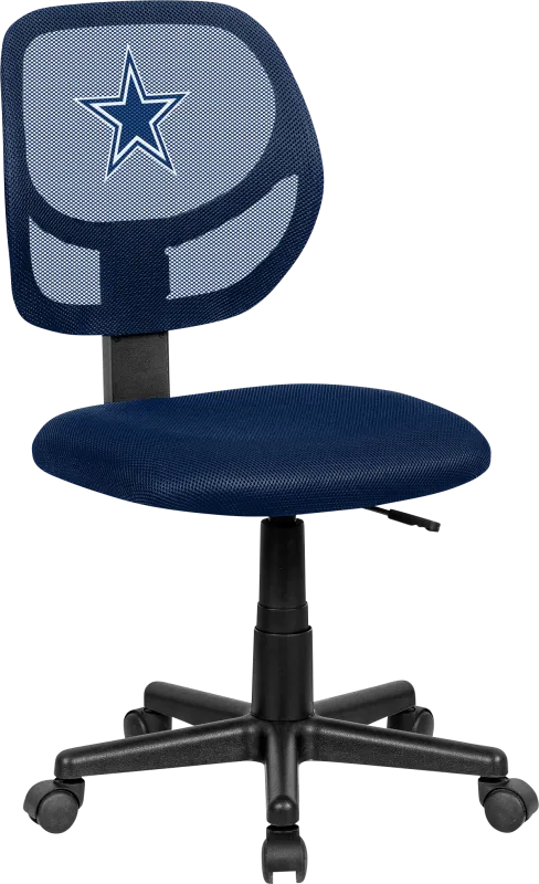 Dallas Cowboys Navy Desk Chair