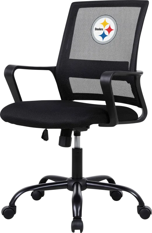 Pittsburgh Steelers Black Desk Chair