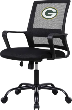 Green Bay Packers Black Desk Chair