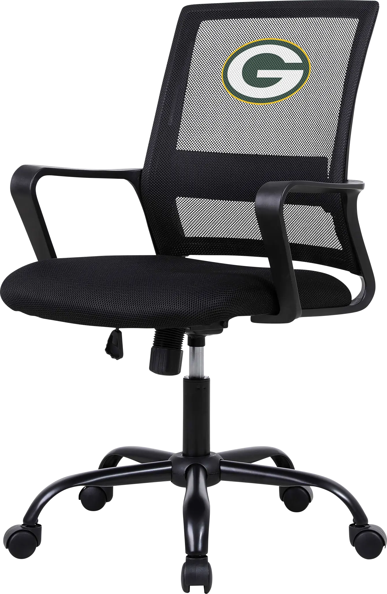 Green Bay Packers Black Desk Chair
