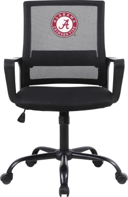 Tough Match NCAA University of Alabama Black Desk Chair