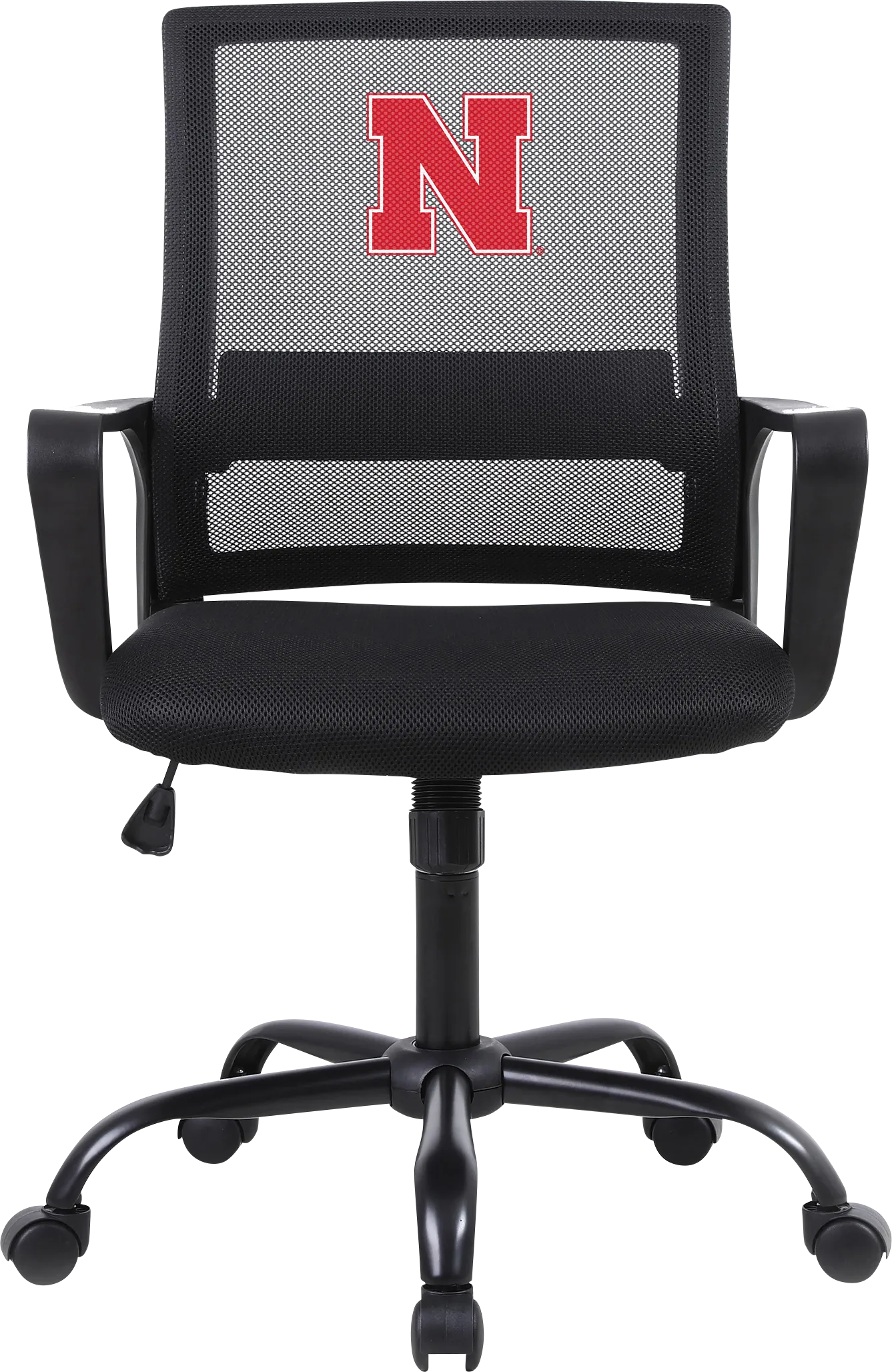 University of Nebraska Black Desk Chair - Image 1