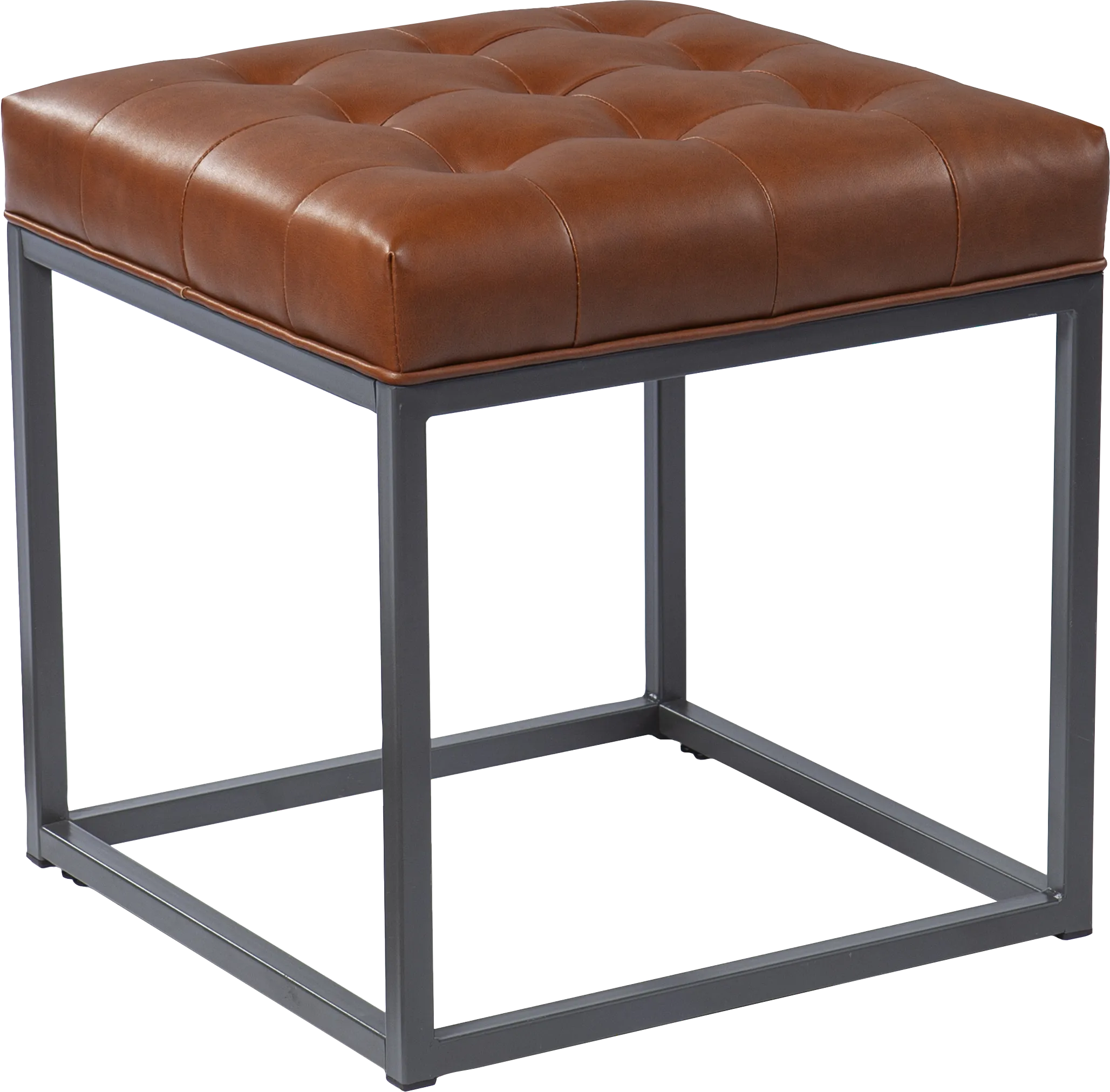 Bathwick Brown Ottoman - Thumbnail - Image 1
