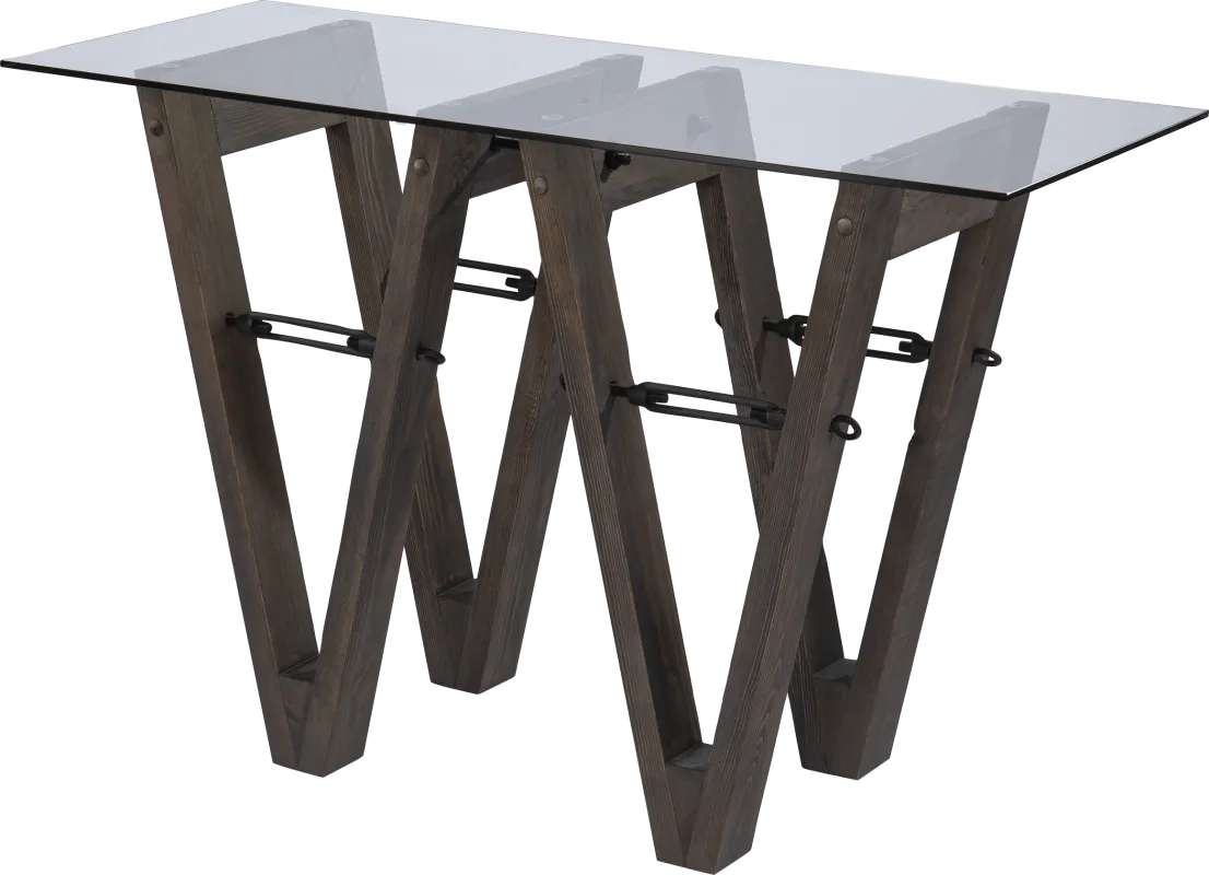 Wyckfield Brown Console Table