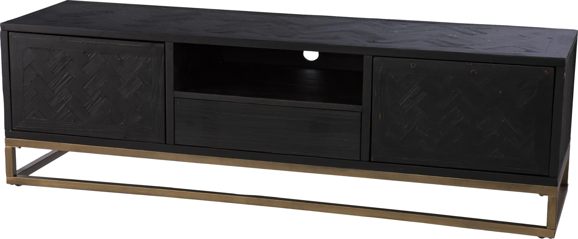 Nialta Black 65 in. Console