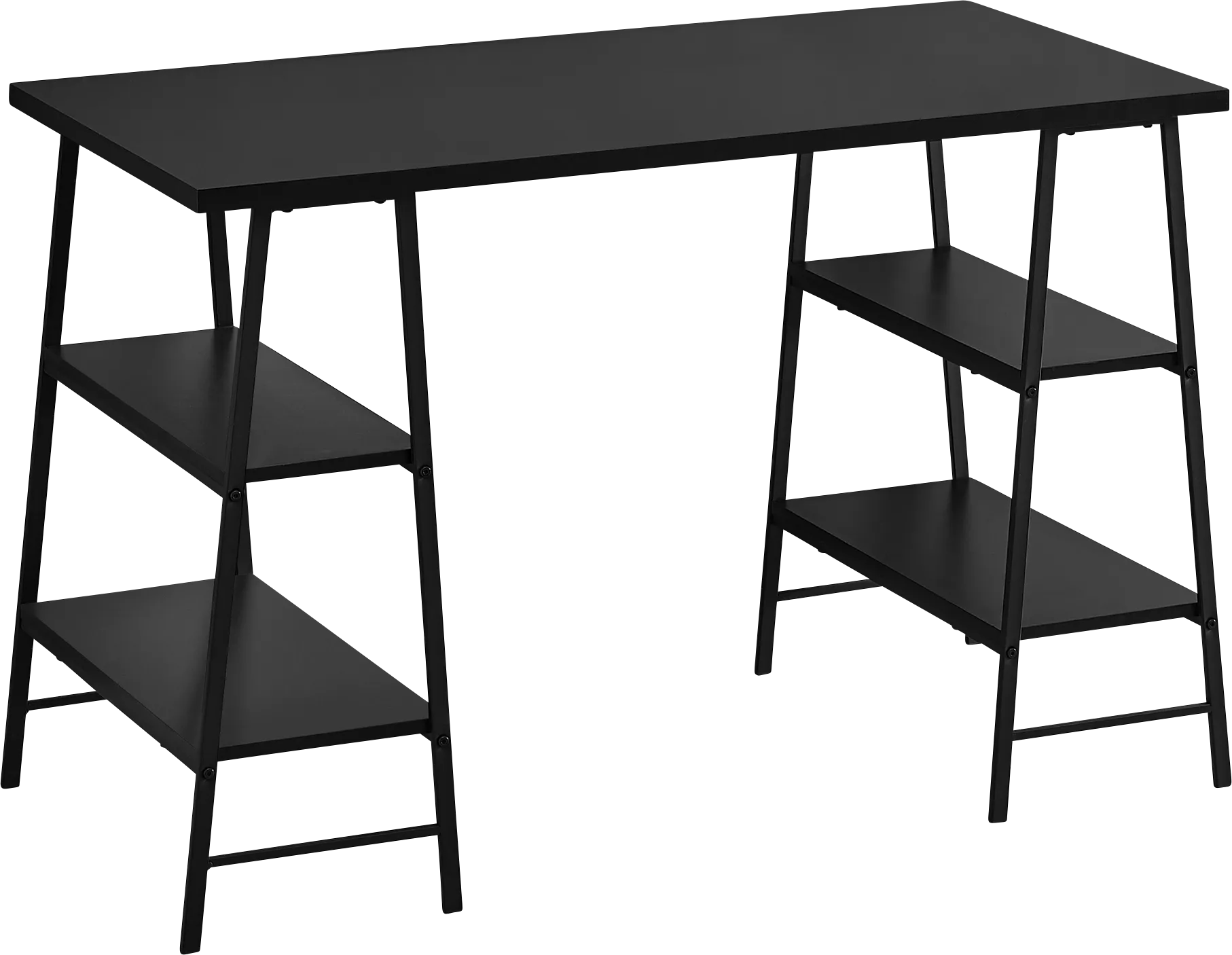 Aldersmeade Black Desk - Thumbnail - Image 1