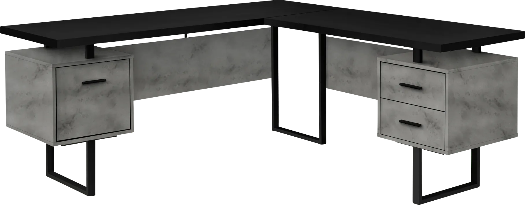 Ammonett Gray Desk - Image 1