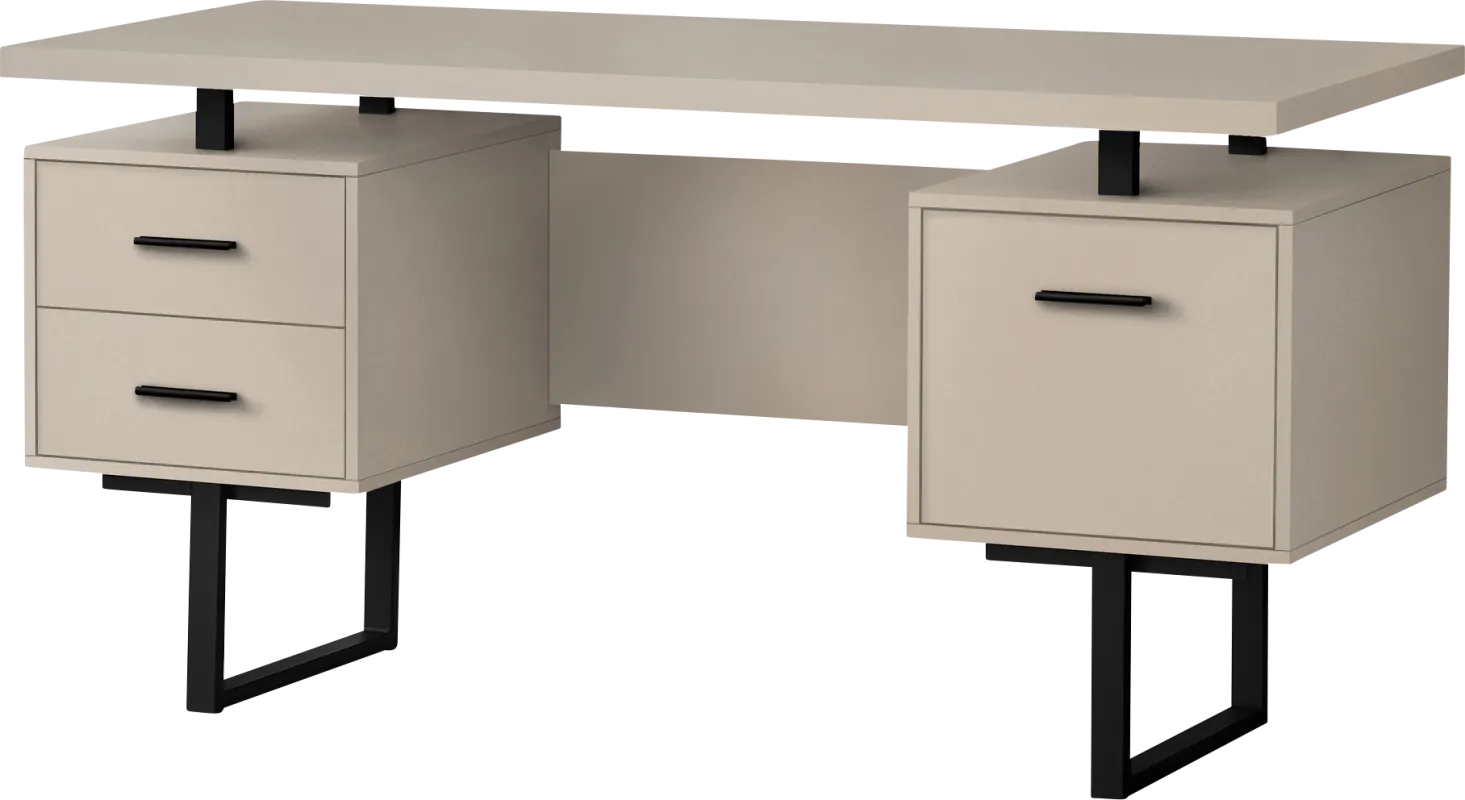 Billingsly Taupe Desk