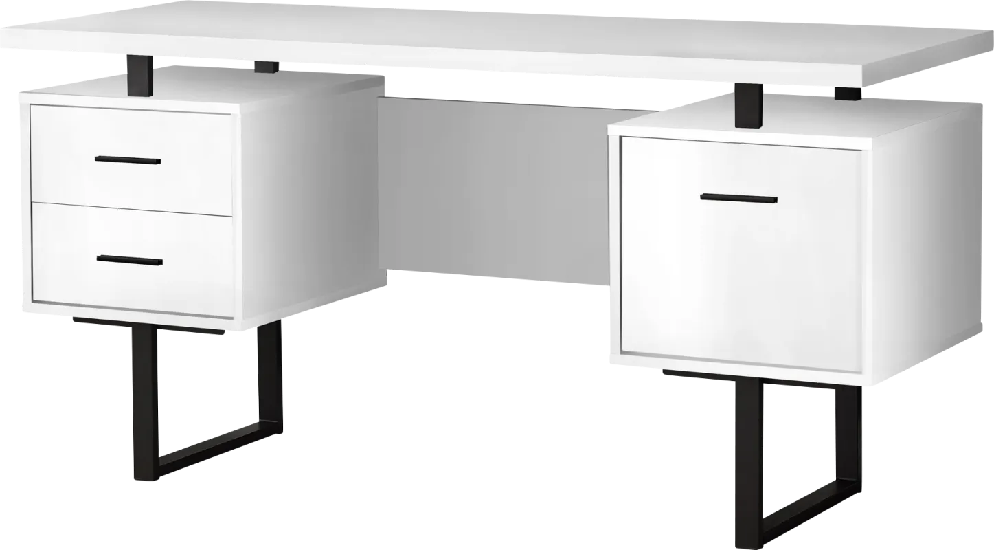 Billingsly White Desk