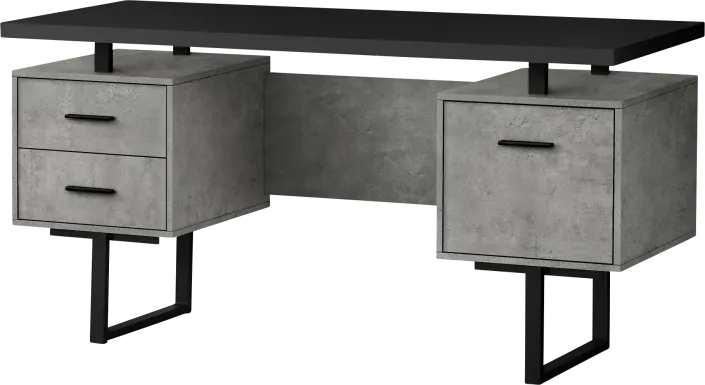 Billingsly Charcoal Desk