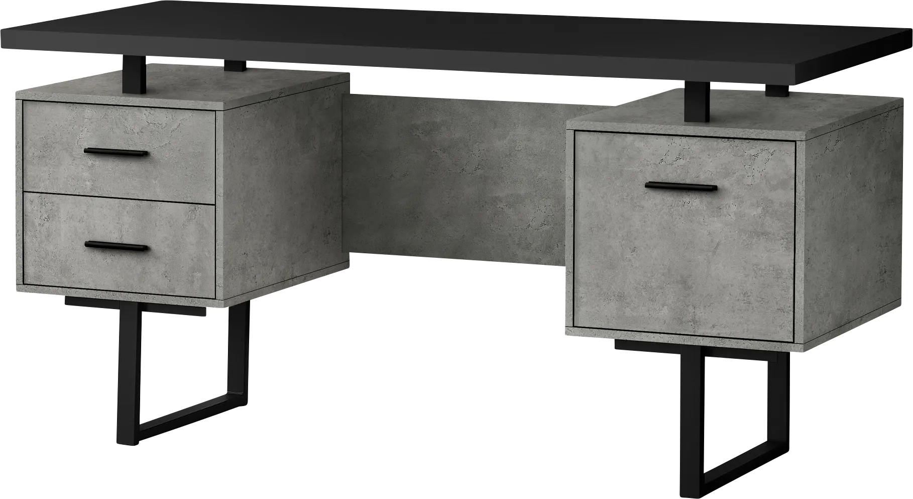 Billingsly Charcoal Desk - Image 1