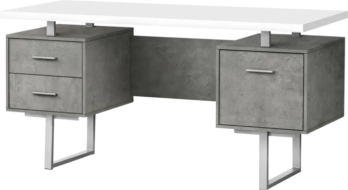 Billingsly Silver Desk
