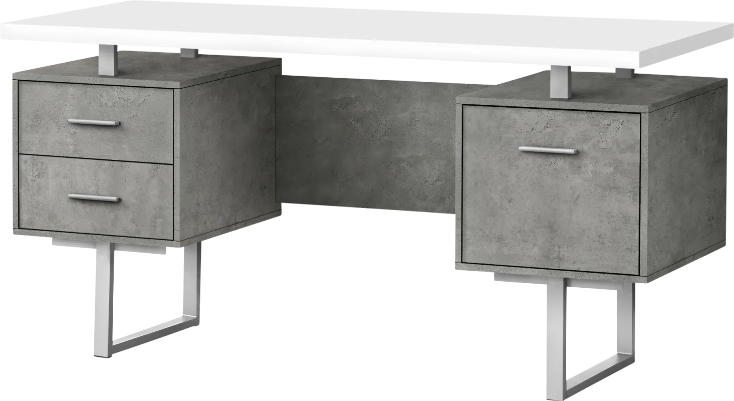 Billingsly Silver Desk