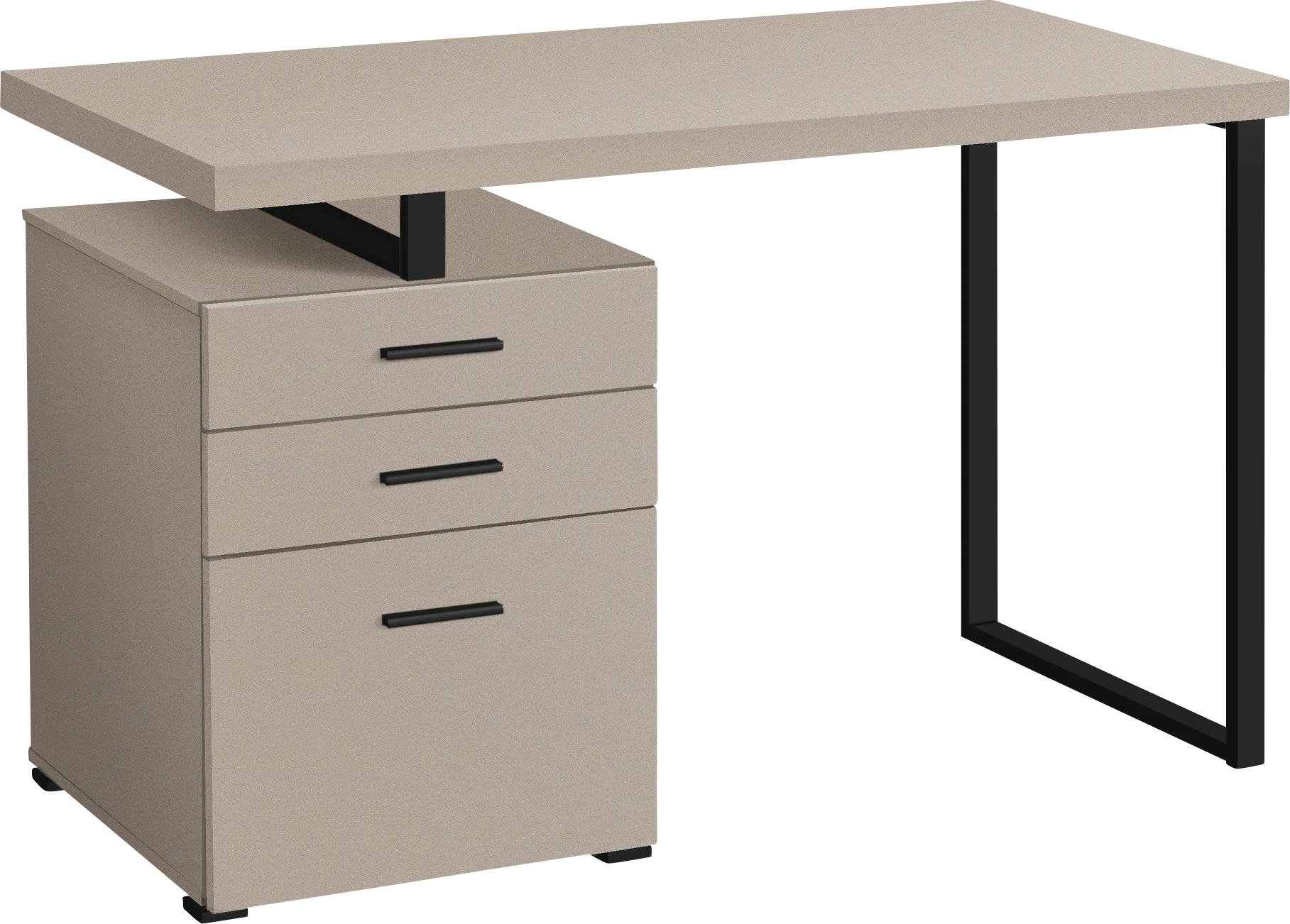 Calavetti Taupe Desk - Thumbnail - Image 1