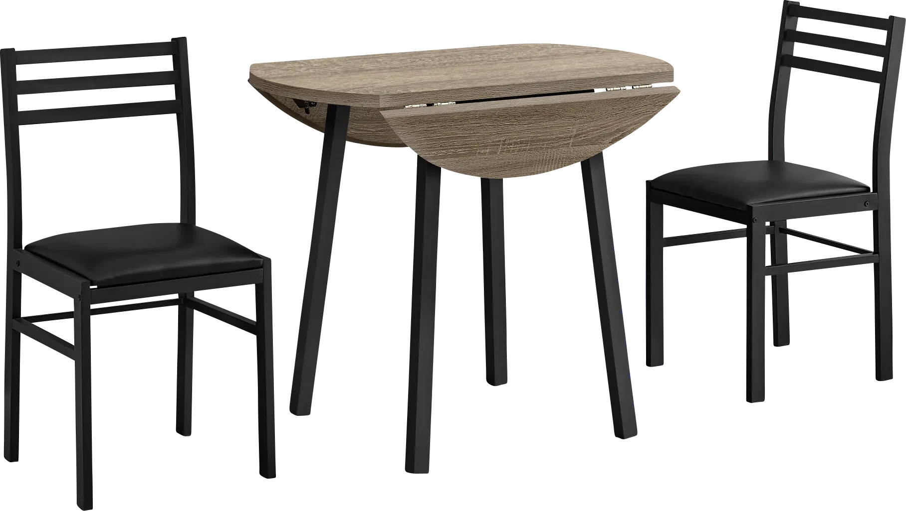 Abbingdon Taupe 3 Pc Dining Set - Image 1