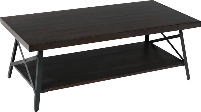 Acoma Espresso Cocktail Table