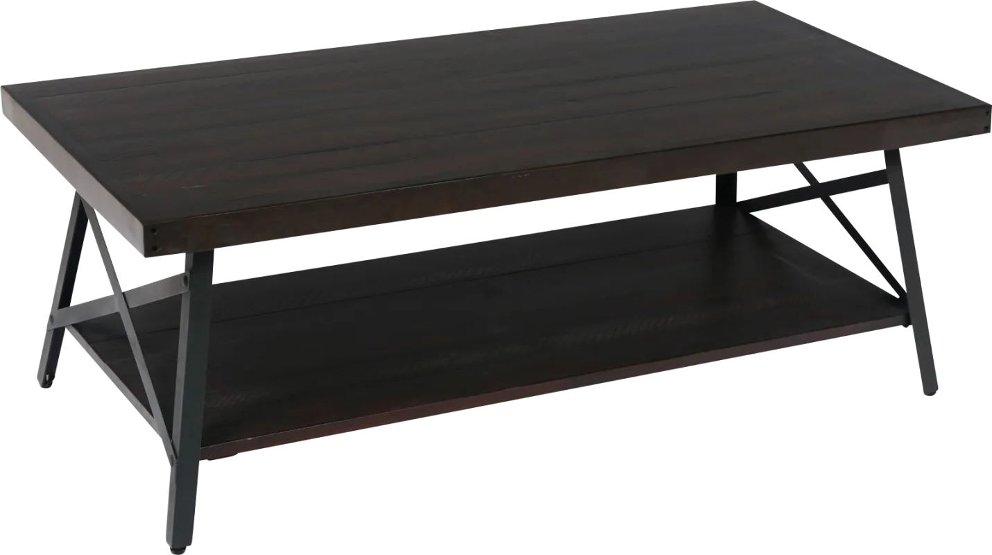Acoma Espresso Cocktail Table