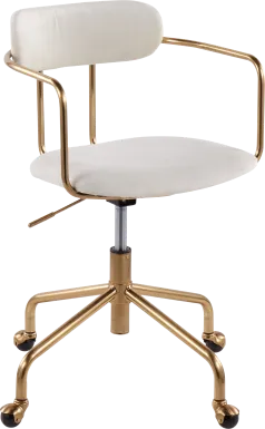 Hyalite Cream Office Chair